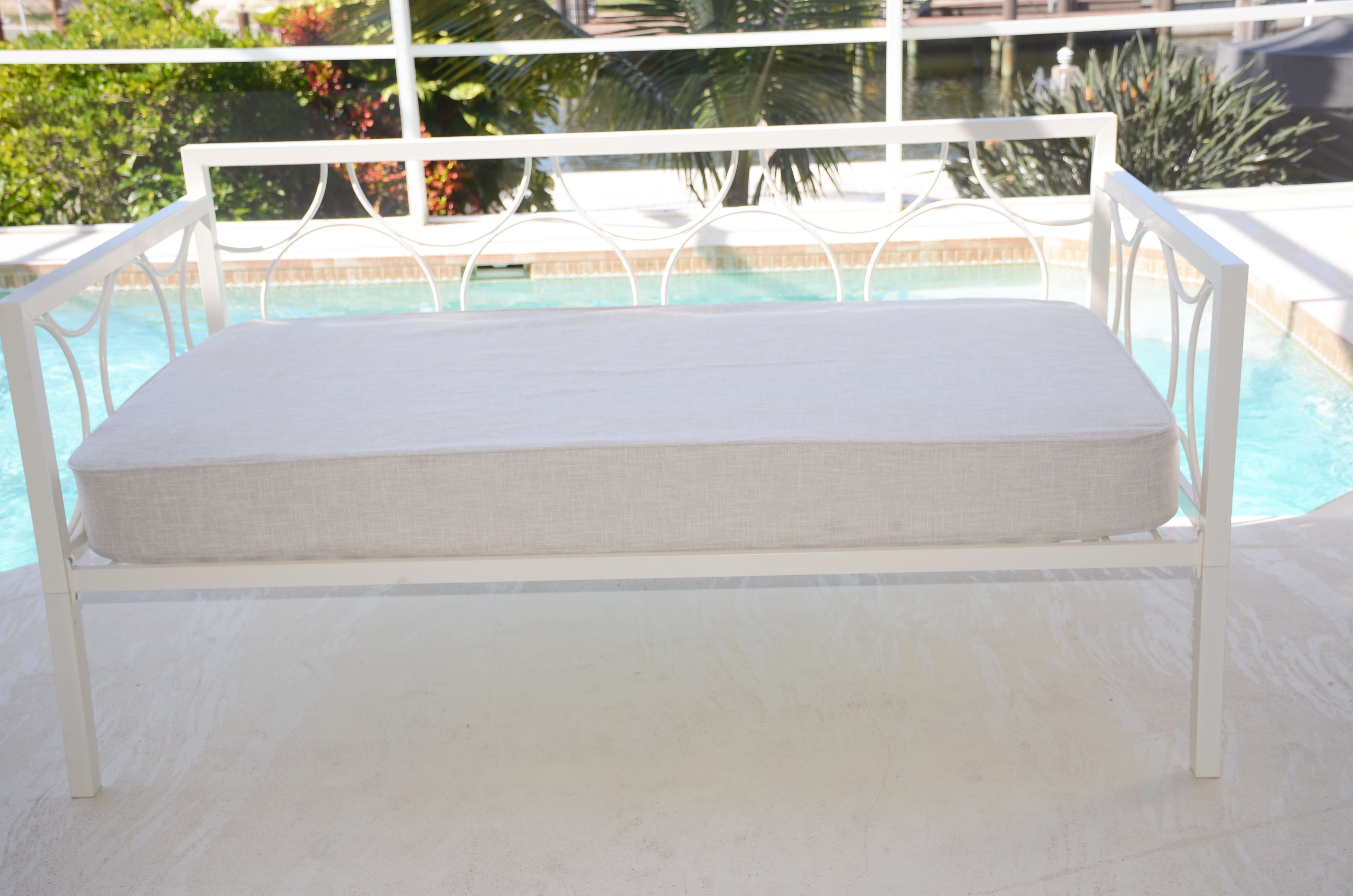 Daybed Cover Fitted Twin Size (M12440 Linen Platinum).