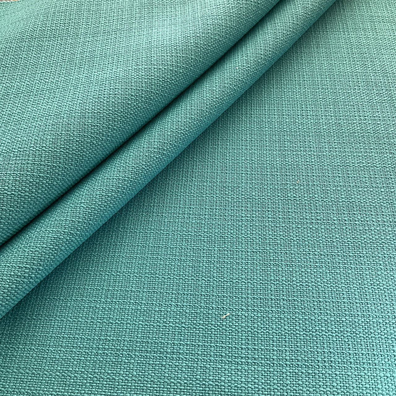 Daybed Tailored Cover Twin. Linen-Turquoise. 21" long skirt.