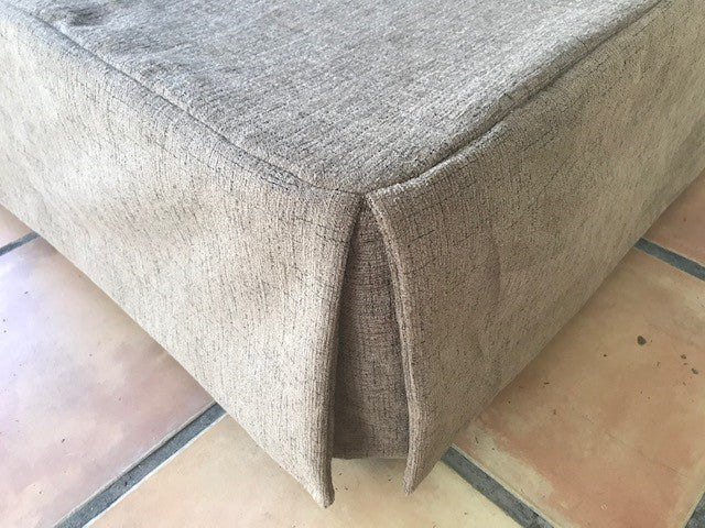 DAYBED SKIRT 14" DROP. Neutral Colors.