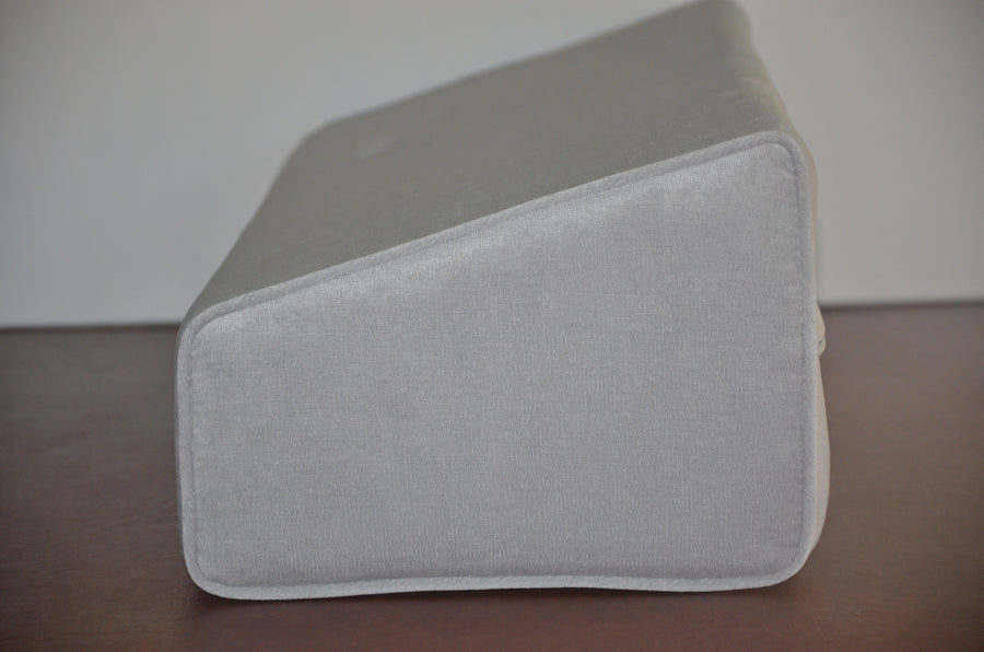 Wedge Bolster Cover ( Micro-Suede Pacific Blue)