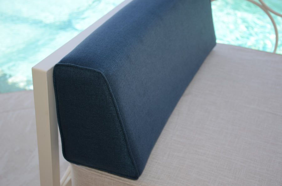 Daybed Matching Tailored Fitted Cover twin (COMPLETE SET). Lepap-Navy-Blue.