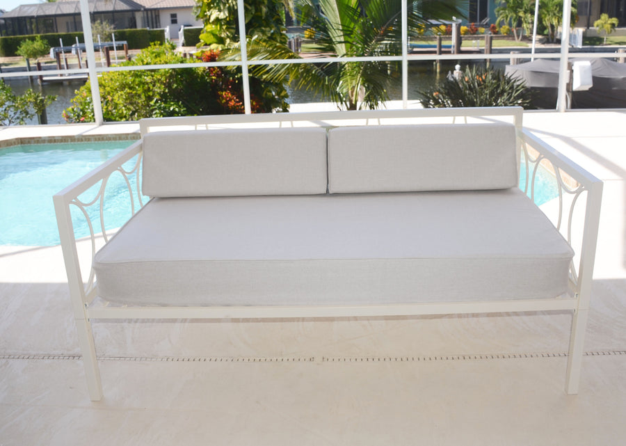 Daybed Matching Tailored Fitted Cover twin (COMPLETE SET). Lepap-Natural.