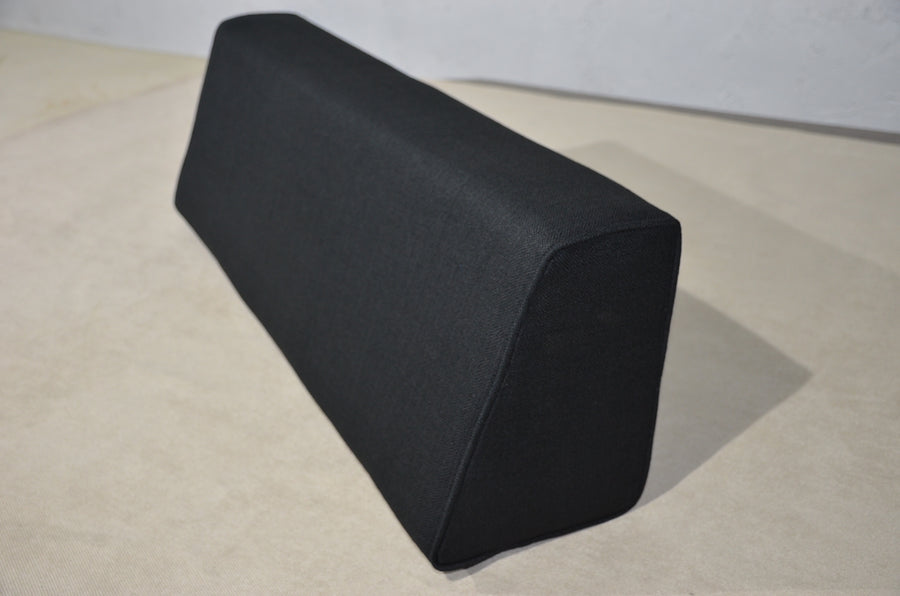 Wedge Bolster Cover (Linen-Black)