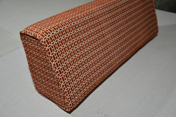 Wedge Bolster Cover ( Gateway-Chenille-Coral)